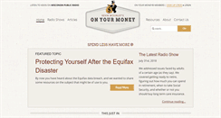 Desktop Screenshot of onyourmoney.com